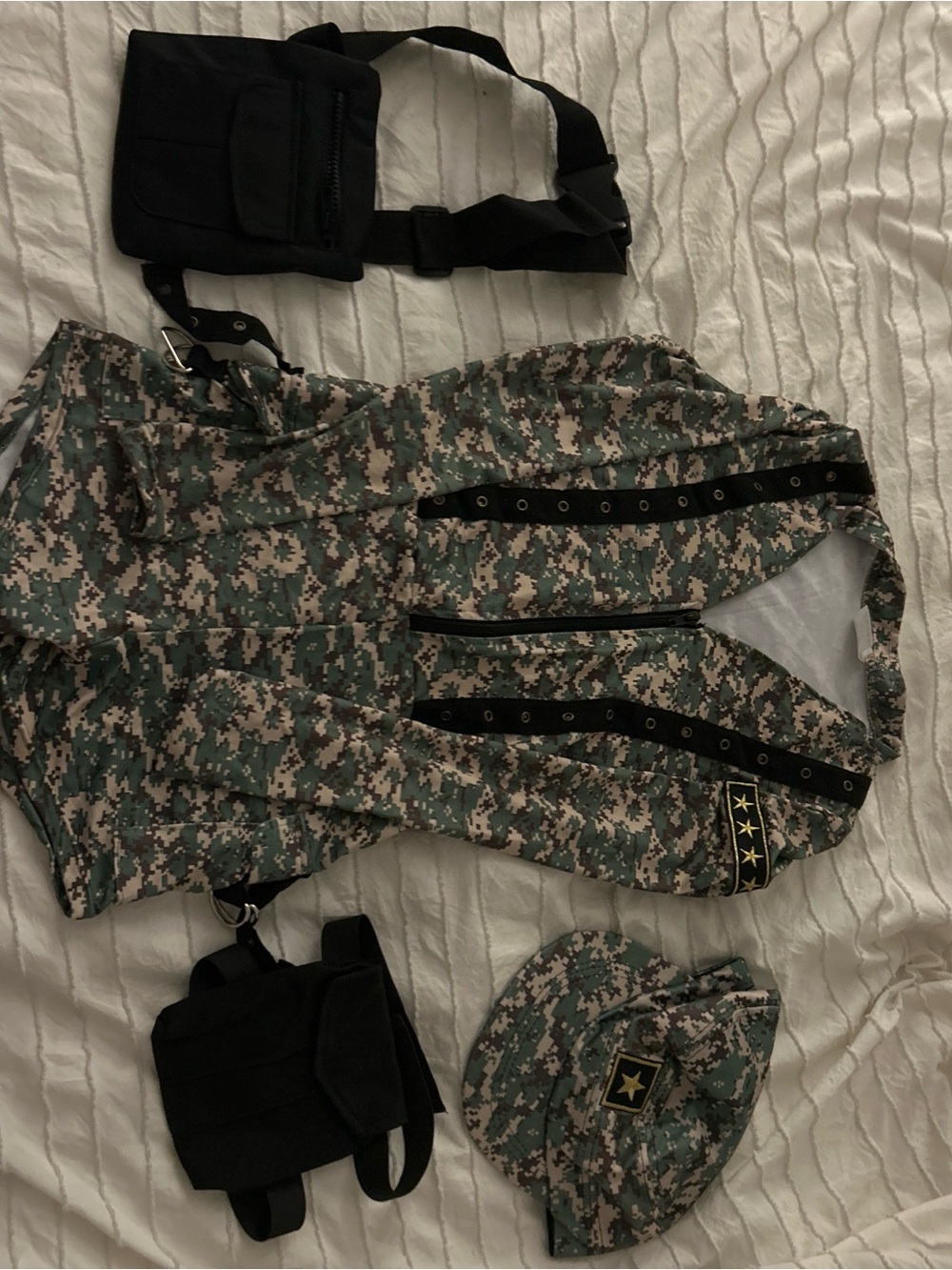 Women’s Military Camo Costume with All Accessories